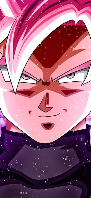 Front Smirk Goku Black Iphone Wallpaper