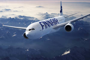 Front View Finnair Wallpaper