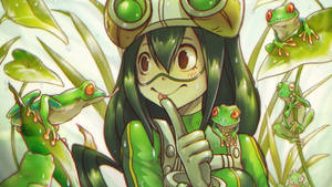 Froppy And Frog Friends Wallpaper