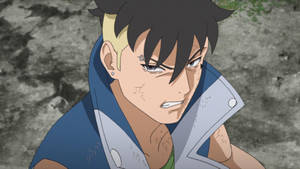 Frustrated Kawaki Close-up Wallpaper