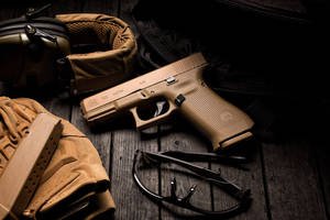 Full Bronzed Glock 19x Wallpaper