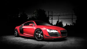 Full Hd Car Red Audi R8 Wallpaper