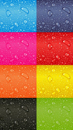 Full Hd Multicolor Wet Surface Android Wallpaper