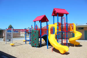 Fun Playground Slides Wallpaper