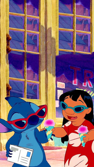 Fun Times With Lilo & Stitch Wallpaper