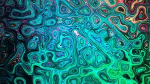 Funky Abstract Color Blend Wallpaper