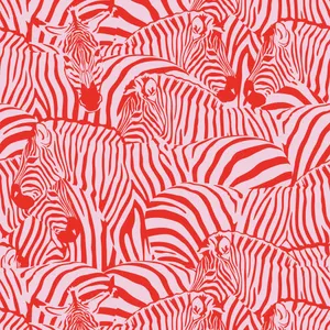 Funky, Bold, And Unique Pink Zebra Decor Wallpaper