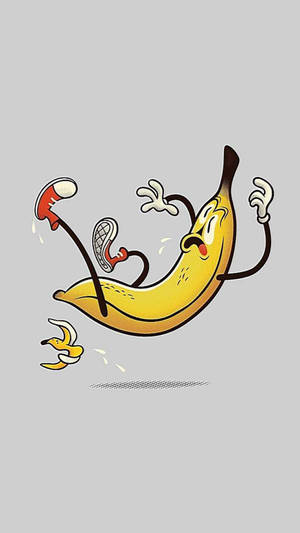 Funny Aesthetic Banana Split Wallpaper