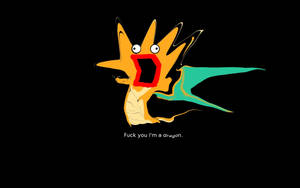 Funny Anime Dragonite Wallpaper