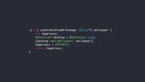 Funny Coding Happiness Wallpaper
