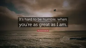 Funny Humble Brag Quote Wallpaper