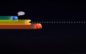 Funny Pac-man 1080p Gaming Wallpaper