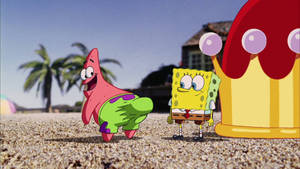 Funny Patrick Bulge Wallpaper