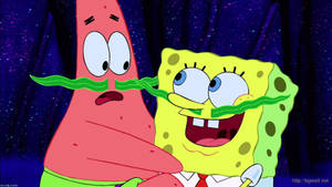 Funny Patrick Star And Spongebob Wallpaper