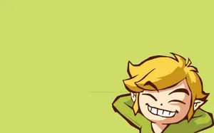 Funny Toon Link Wallpaper