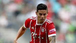 Furious James Rodriguez Expression Wallpaper