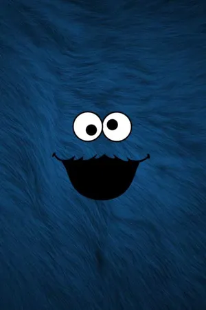 Furry Cookie Monster Wallpaper