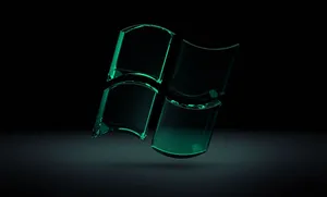 Futuristic Black Windows Wallpaper