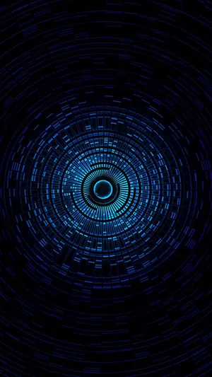 Futuristic Blue Hole Amazing Phone Wallpaper