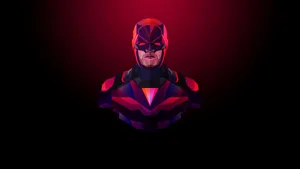 Futuristic Daredevil In Vertex Image Wallpaper