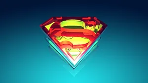Futuristic Glass Superman Symbol Iphone Wallpaper