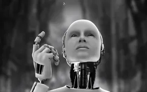 Futuristic Humanoid And Artificial Intelligence Wallpaper