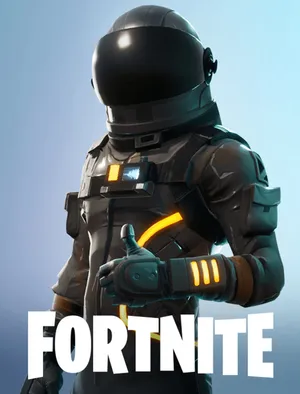 Fye No Skin Fortnite Character In Action Wallpaper