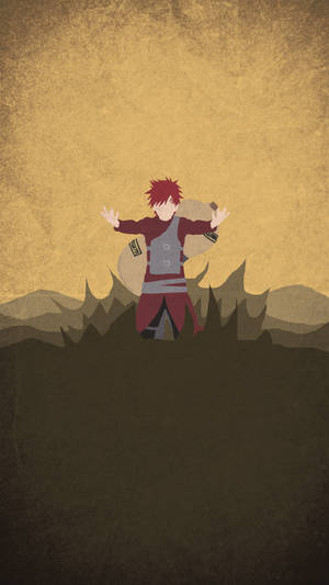 Gaara Art 4k Ultra Iphone Wallpaper