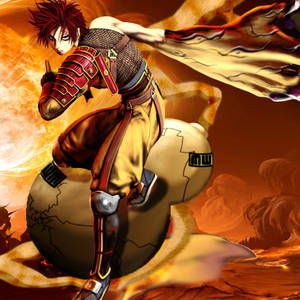 Gaara Fighting Stance Wallpaper