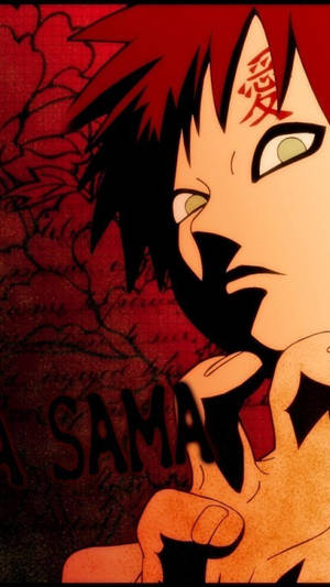 Gaara Iphone Scary Wallpaper