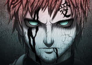 Gaara Naruto Anime Close-up Face Wallpaper