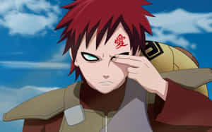 Gaara Naruto Anime Hand Sign Wallpaper