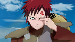 Gaara Two Fingers Wallpaper