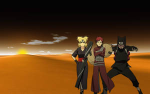 Gaara With Temari And Kankuro Wallpaper