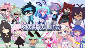 Gacha Life Customized Characters Wallpaper