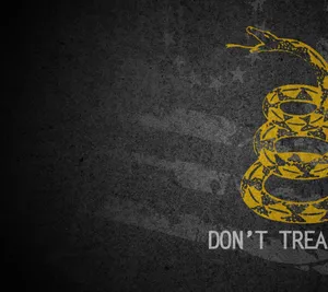 Gadsden Flag Half View Wallpaper
