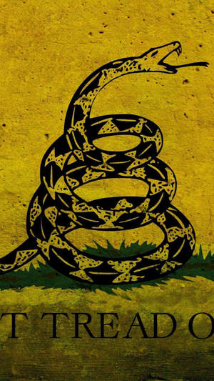 Gadsden Flag Old Stock Portrait Wallpaper