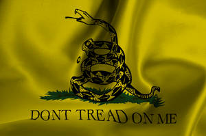 Gadsden Flag Snake Logo Wallpaper