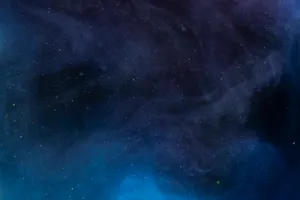 Galactic Blue Abstract Wallpaper