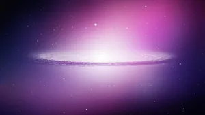 Galaxy Background With Stars And Purple Wallpaper