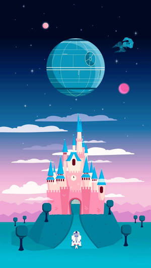 Galaxy Castle Cute Iphone Wallpaper