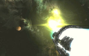 Galaxy On Fire Full Hd Wallpaper