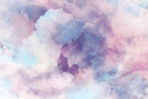 Galaxy Pastel Background Wallpaper