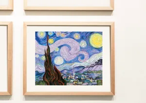 Gallery Starry Night Using Color Pencils Wallpaper