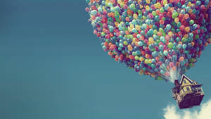 Gambar Up House With Balloons Wallpaper