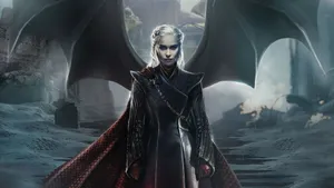 Game Of Thrones Season 8 Winged Khaleesi Wallpaper