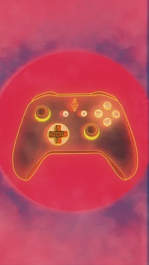 Gamer Neon Aesthetic Iphone Wallpaper