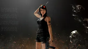 Gamers Battle It Out On Screen Wallpaper