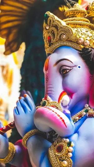 Ganesh 3d Fancy Statue Wallpaper