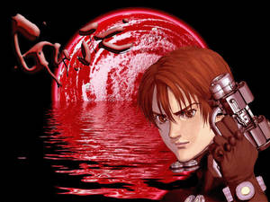 Gantz Red Moon Art Wallpaper